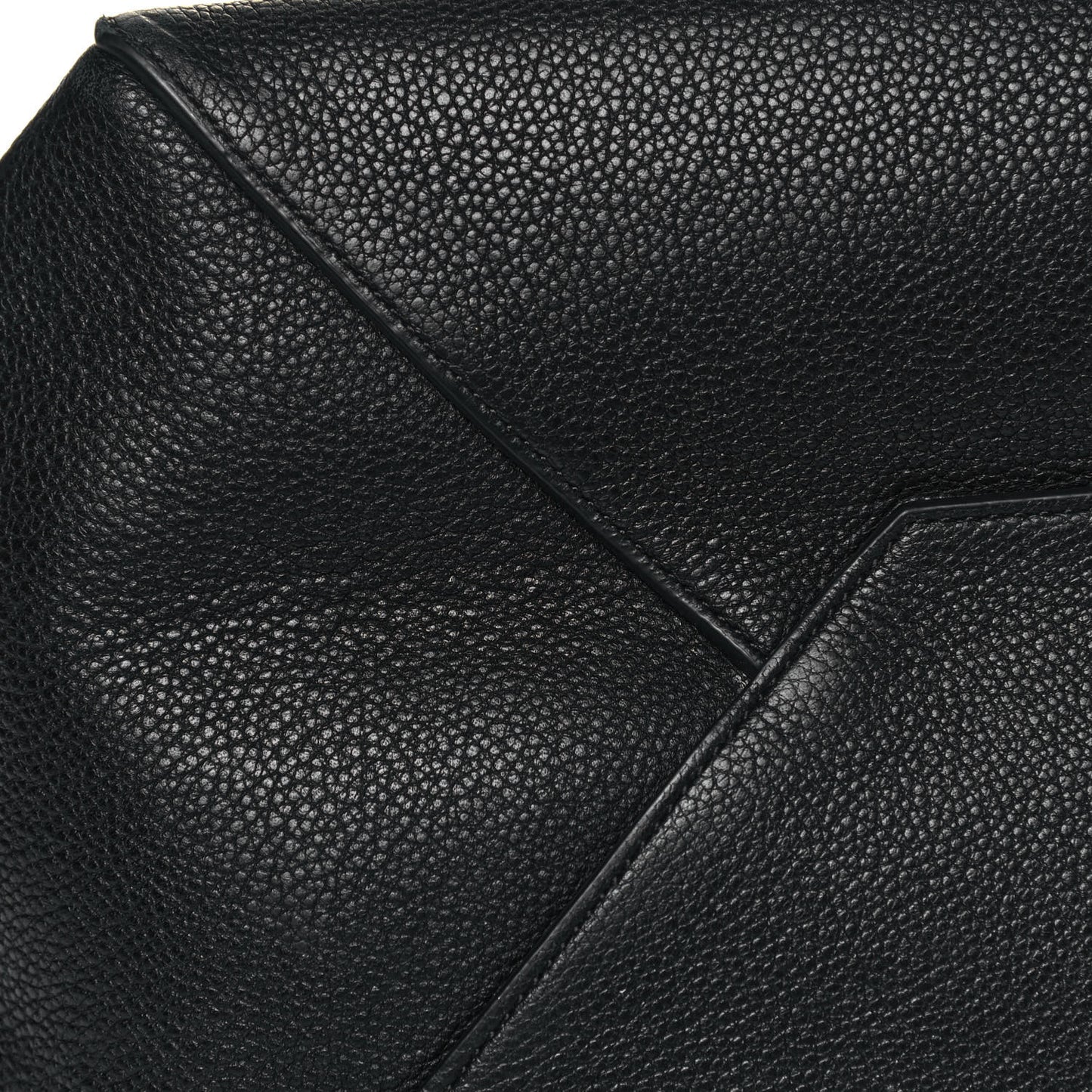 Soft Grained Calfskin Small Belt Cabas Phantom Black