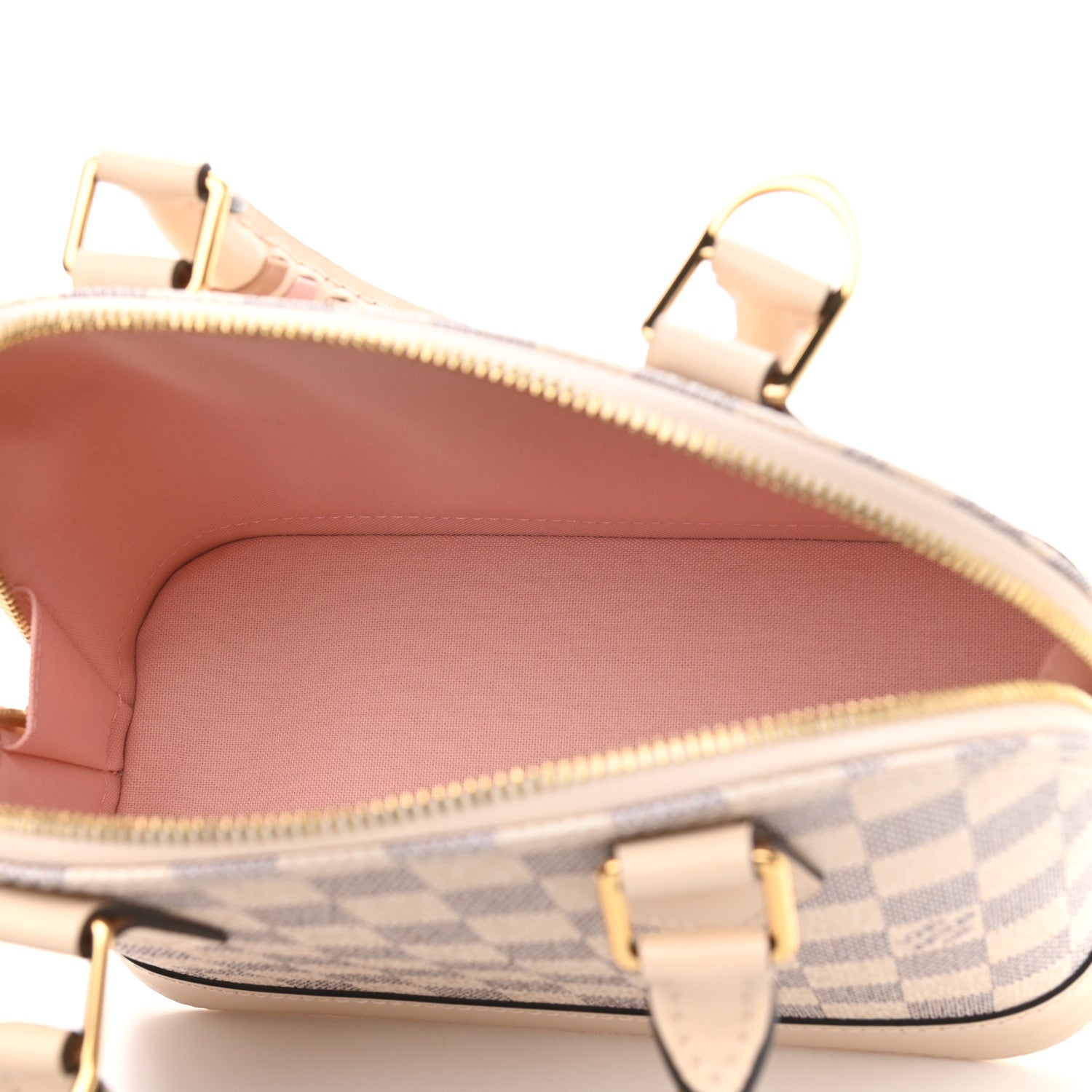 Louis Vuitton Damier Azur Braided Alma BB 5 of 9