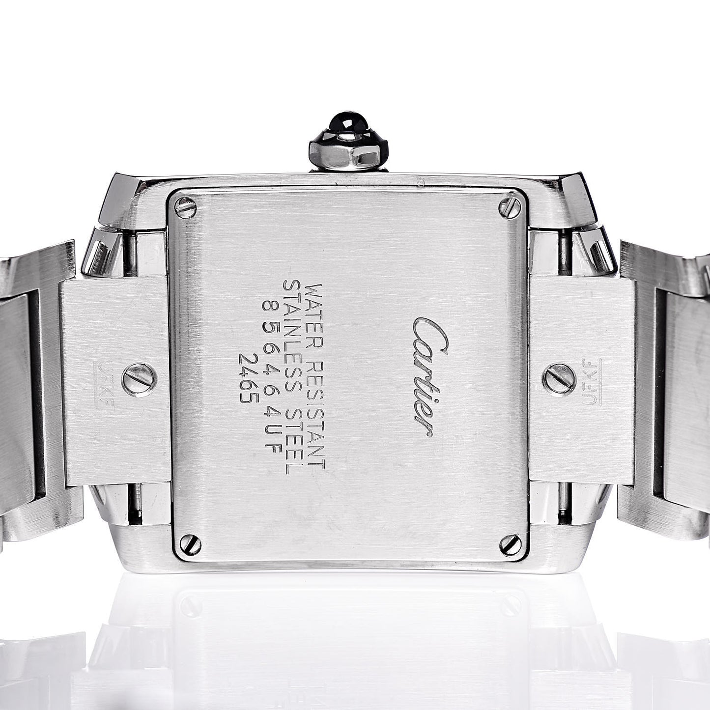 Stainless Steel 25mm Tank Francaise Quartz Watch