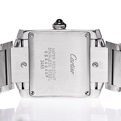 Cartier Stainless Steel 25mm Tank Francaise Quartz Watch 5 of 8