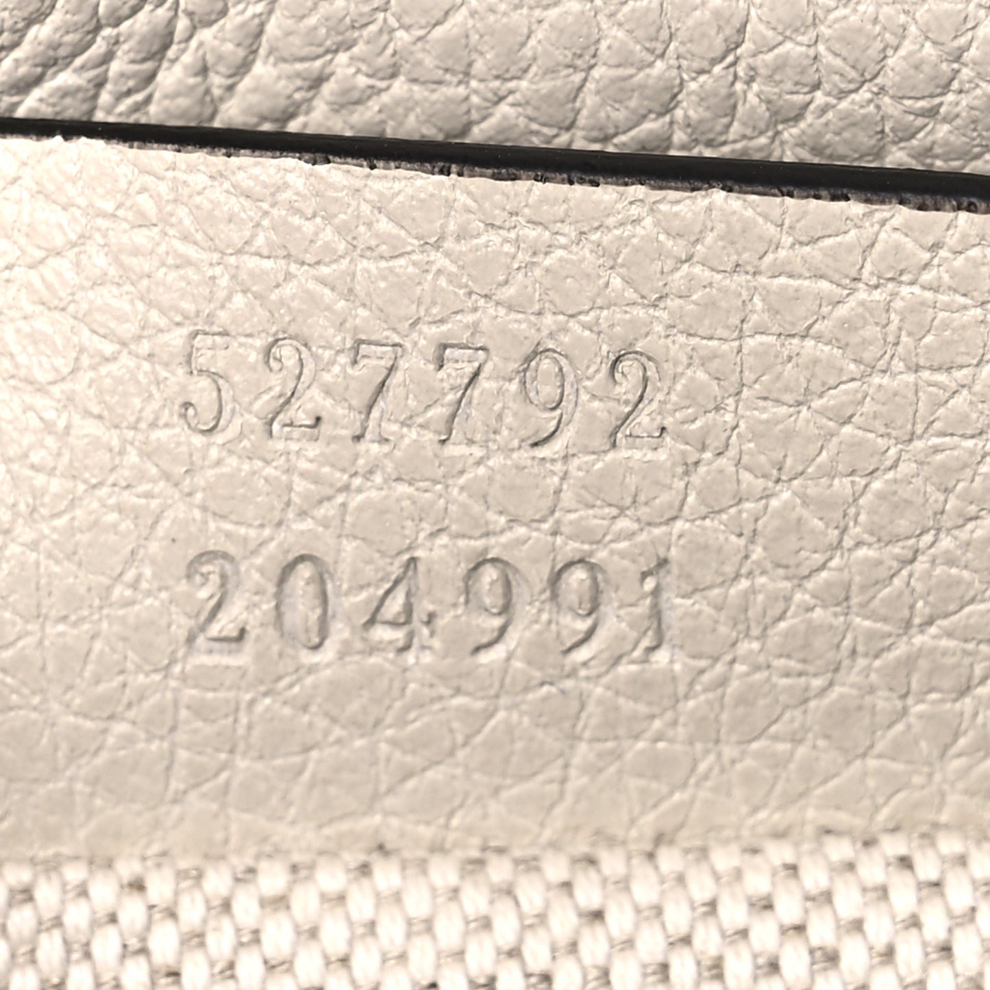 Grained Calfskin Small Logo Belt Bag White