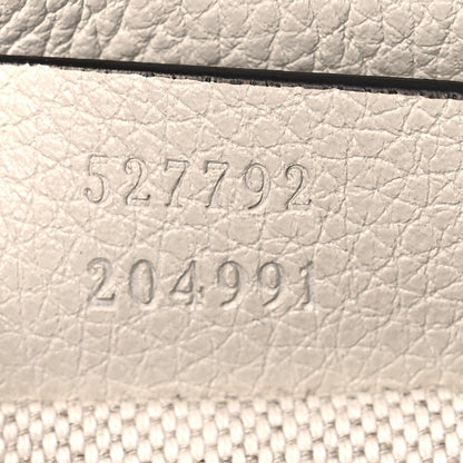 Gucci Grained Calfskin Small Logo Belt Bag White 7 of 10
