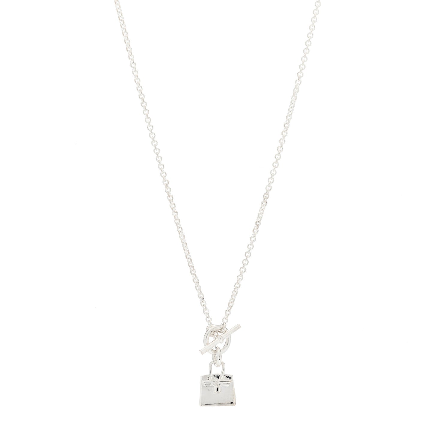 Sterling Silver Birkin Amulette Pendant Necklace