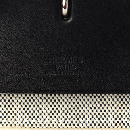 Hermes Criss Viking Vache Hunter Herbag Cabin Zip Retourne 50 Ecru Bleu Marine 7 of 10