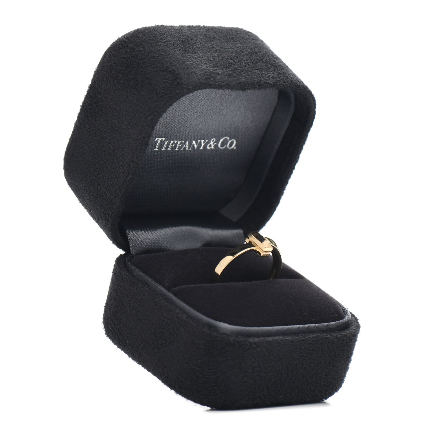 Tiffany 18K Yellow Gold T1 Ring 48 4.5 6 of 6