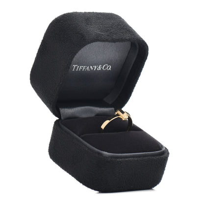 Tiffany 18K Yellow Gold T1 Ring 48 4.5 6 of 6