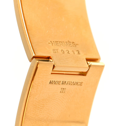 Hermes Enamel Wide Clic Clac H Bracelet GM White 5 of 5