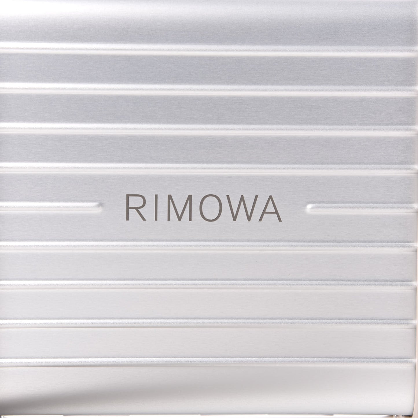 X RIMOWA Aluminum Personal Clutch On Strap Silver
