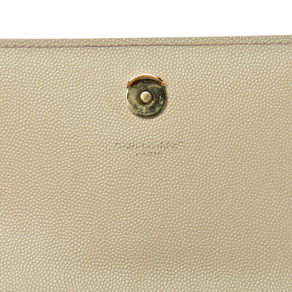 Saint Laurent Grain De Poudre Small Monogram Kate Satchel Nude Powder 7 of 11