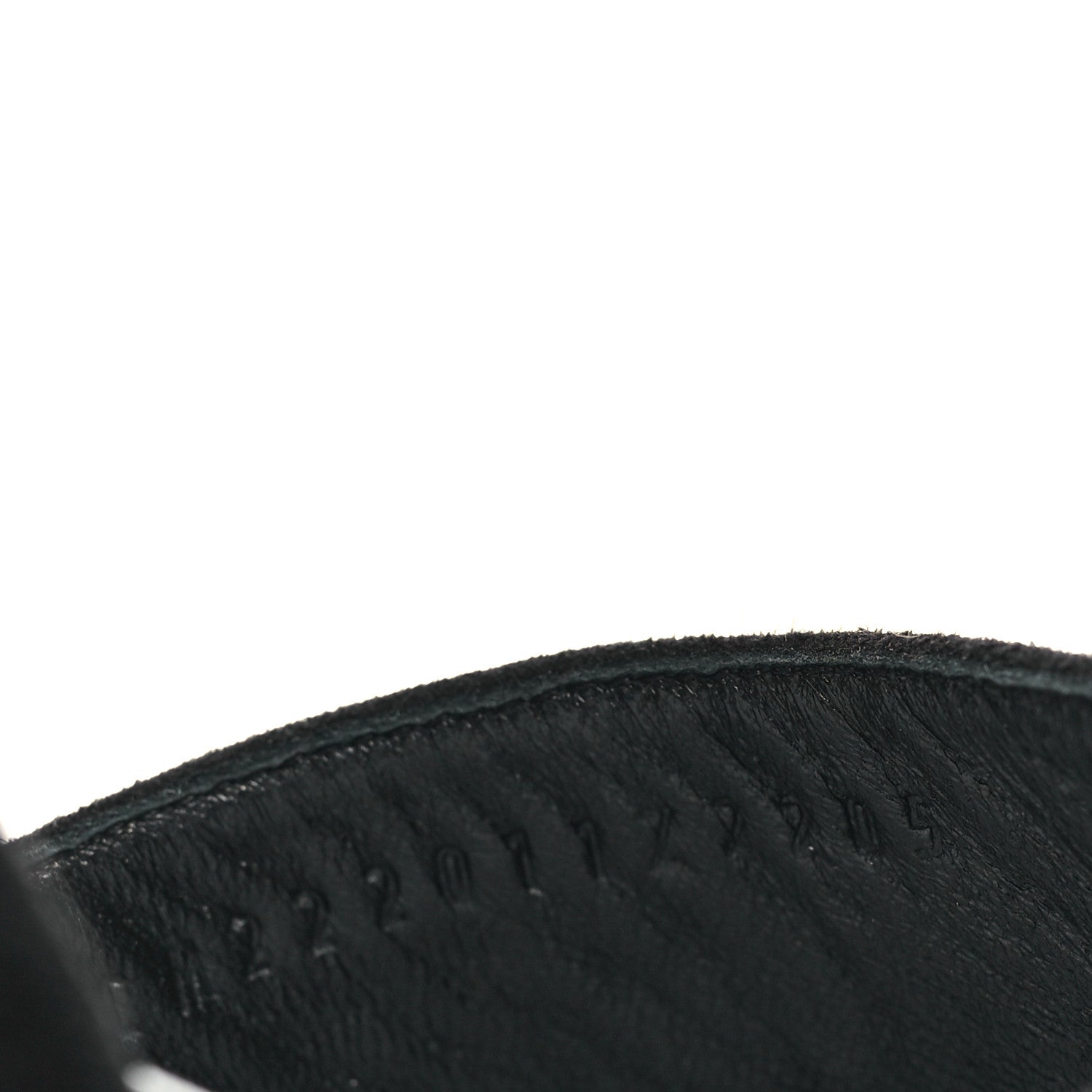 Hermes Suede Goatskin Polycarbonate Womens Flirt 60 Sandals 37 Black Ombre 6 of 9