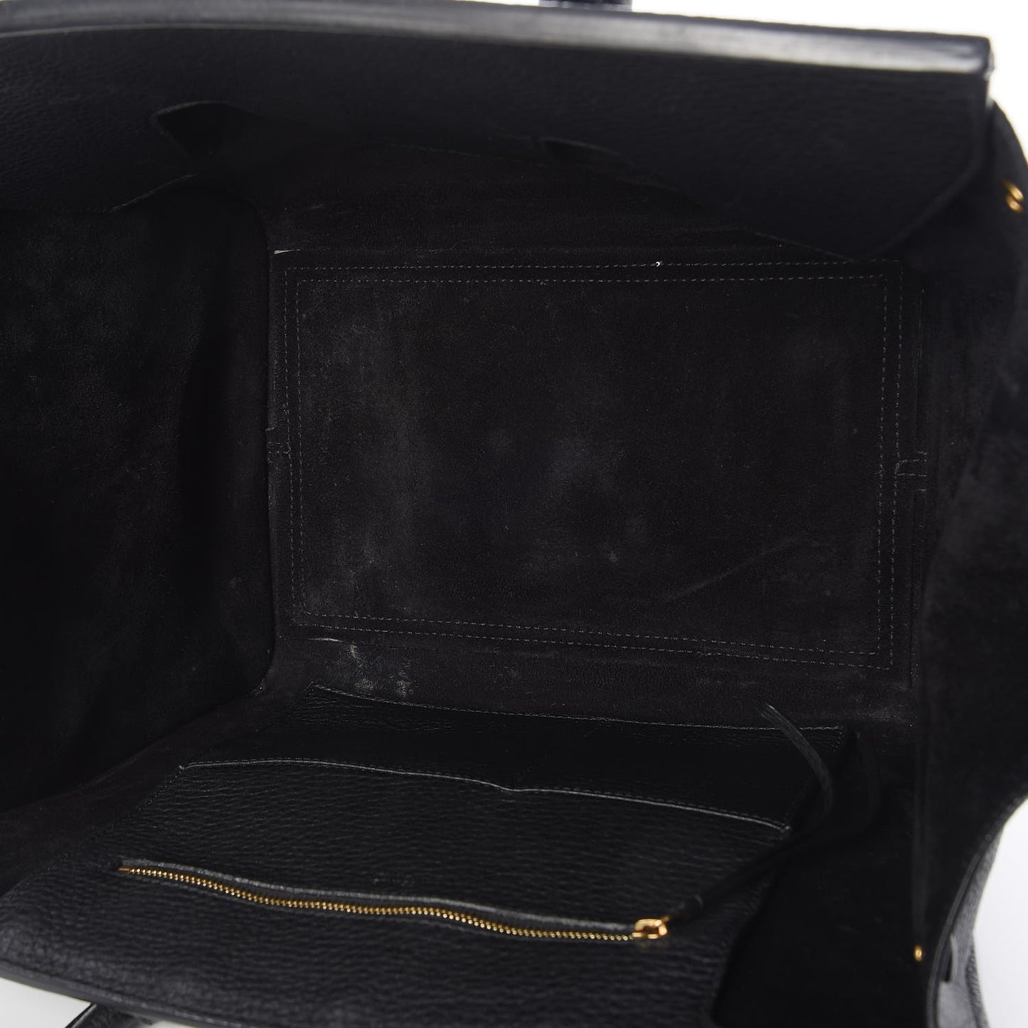 Crisped Calfskin Small Tie Knot Tote Black
