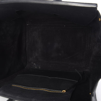 Celine Crisped Calfskin Small Tie Knot Tote Black 6 of 12