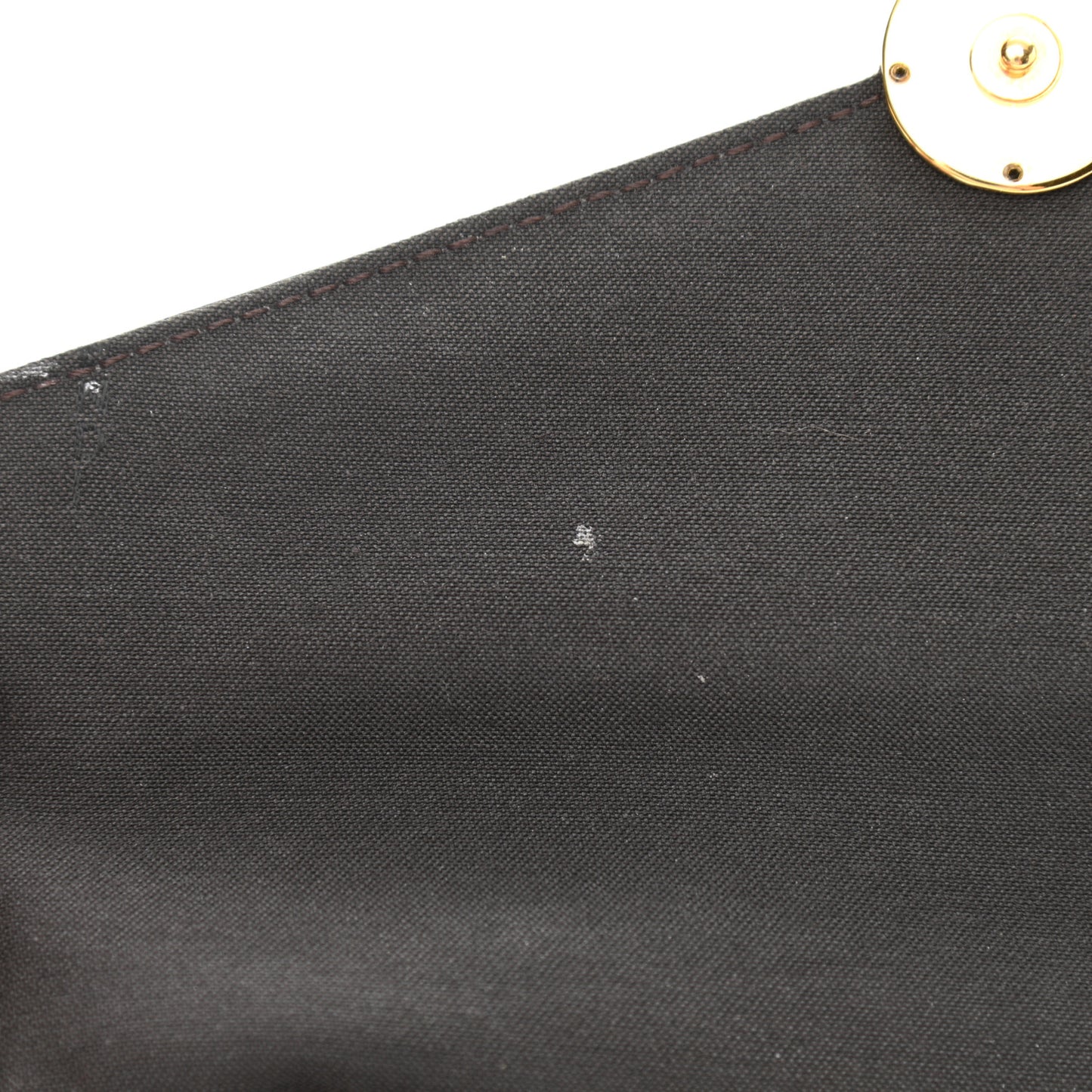 Vitello Soft F is Fendi Bi-Color FF 1974 Embossed Envelope Wallet on Chain Maya Black