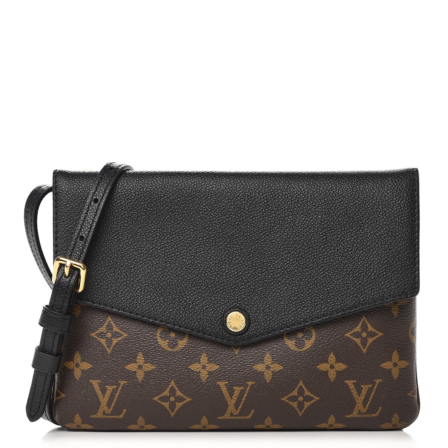 Louis Vuitton Monogram Twice Pochette Black 1 of 9