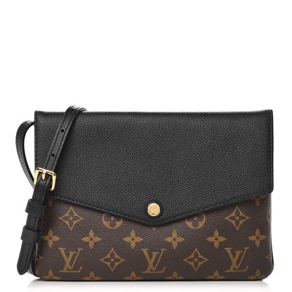 Louis Vuitton Monogram Twice Pochette Black 1 of 9