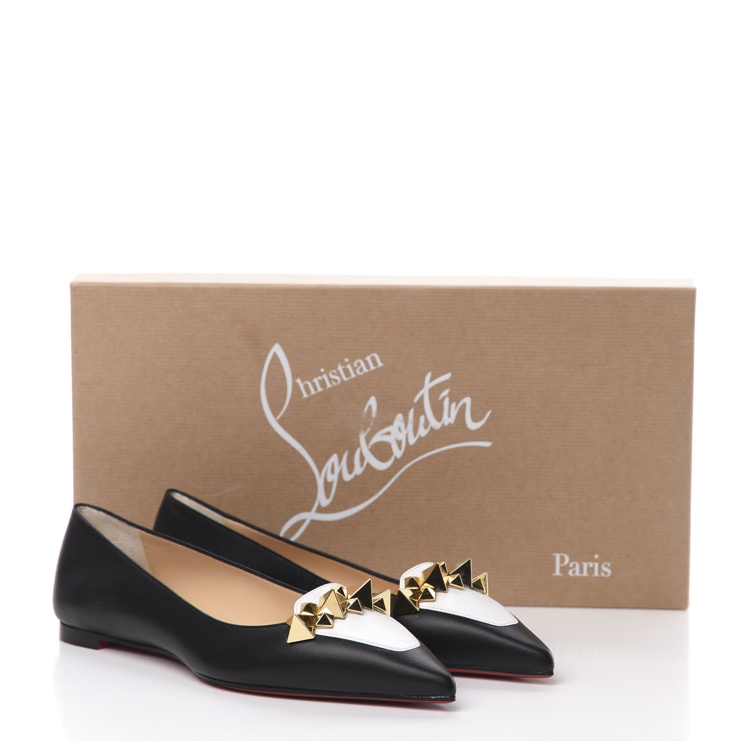 Christian Louboutin Nappa Miss Constella Flats 36 Black 9 of 9