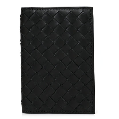 Bottega Veneta Nappa Intrecciato Bi-Fold Wallet Black 1 of 8