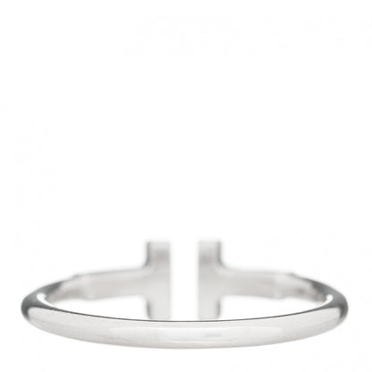 Tiffany 18K White Gold T Wire Ring 55 7.25 3 of 5