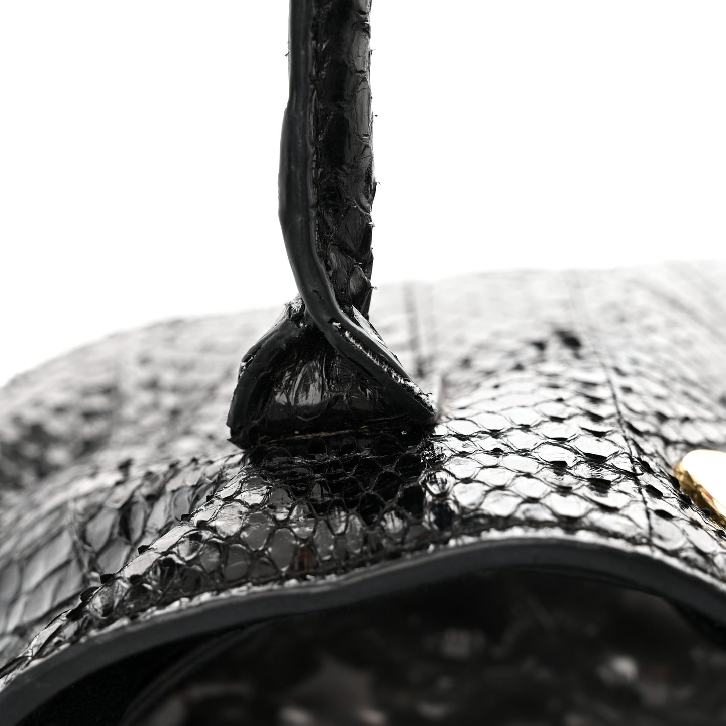 Silky Snake Print Bayswater Black