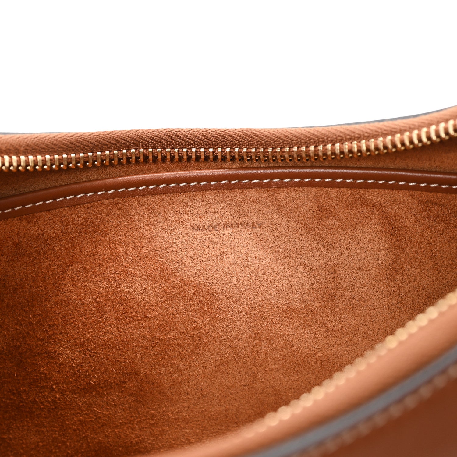 Celine Smooth Calfskin Medium Strap Ava Triomphe Shoulder Bag Tan 6 of 9