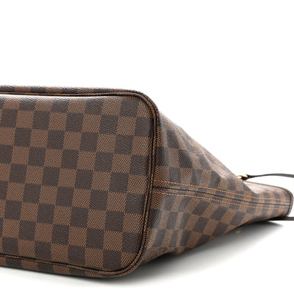 Louis Vuitton Damier Ebene Neo Neverfull MM  Rose Ballerine 12 of 13