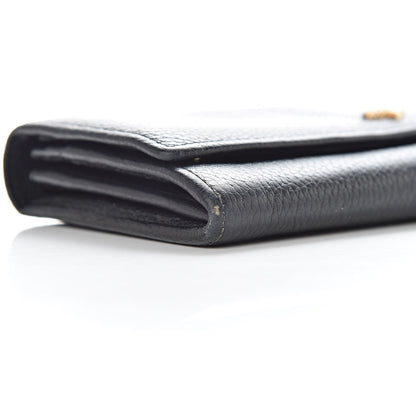 Mulberry Classic Grain Small Tree Continental Wallet Black 8 of 14