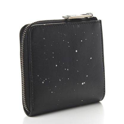 Givenchy Calfskin Gravity Logo Print Zip Wallet Black 3 of 10