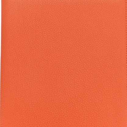 Hermes Togo Globe Trotter Agenda Cover GM Orange 7 of 8