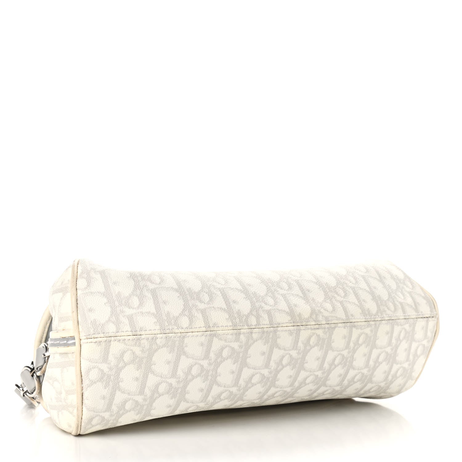 Christian Dior Monogram Romantique Trotter Flap Bag Grey 4 of 12