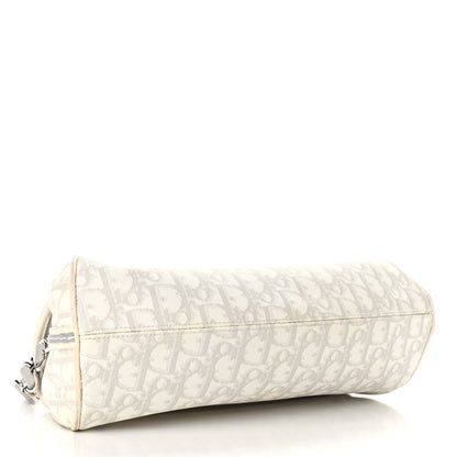 Christian Dior Monogram Romantique Trotter Flap Bag Grey 4 of 12