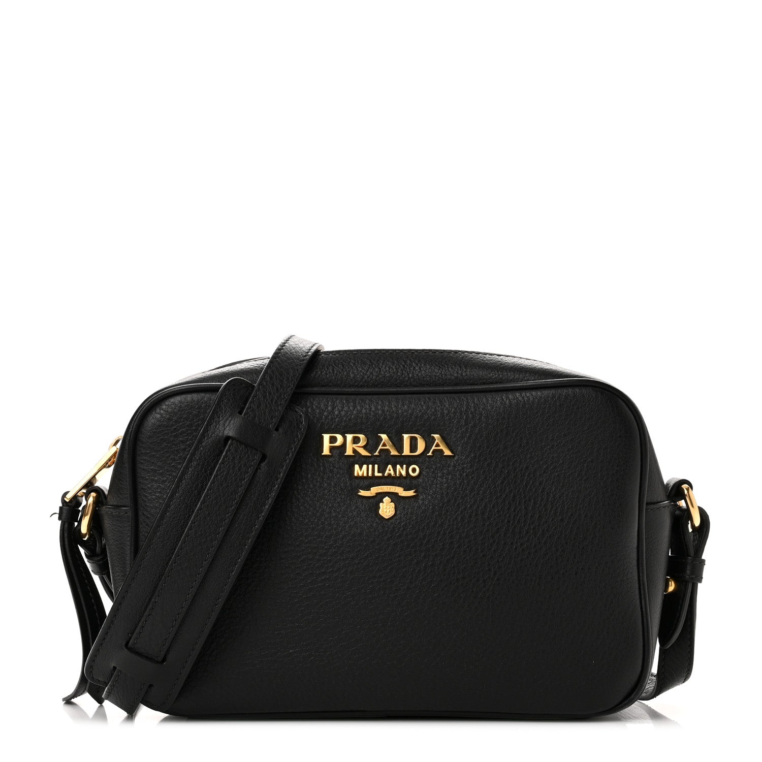 Prada Vitello Phenix Camera Bag Black 1 of 10