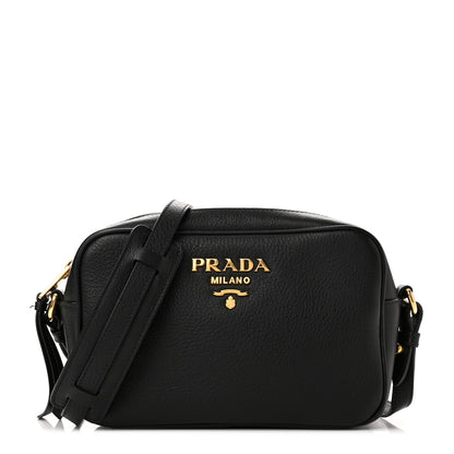 Prada Vitello Phenix Camera Bag Black 1 of 10