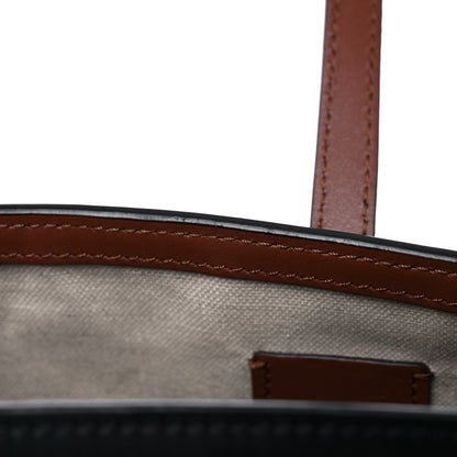 Burberry Cotton Canvas Calfskin Large Society Tote Bag Natural 18 of 20
