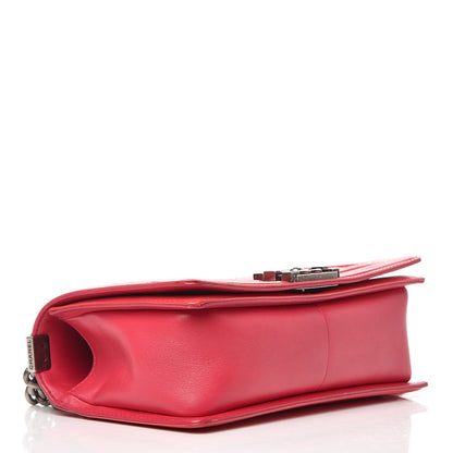 Chanel Patent Quilted Medium Boy Flap Pink 5 of 12