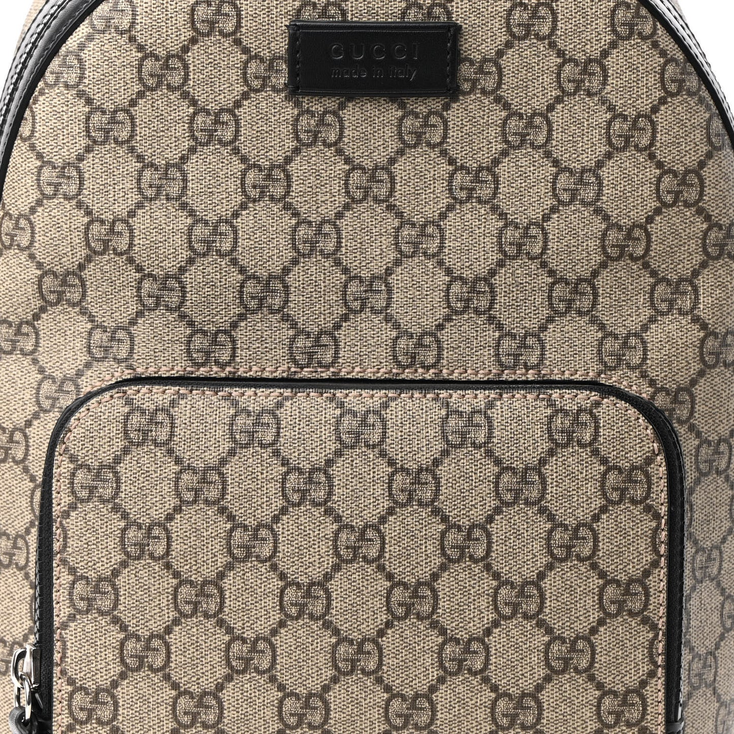 GG Supreme Monogram Small Eden Day Backpack Black