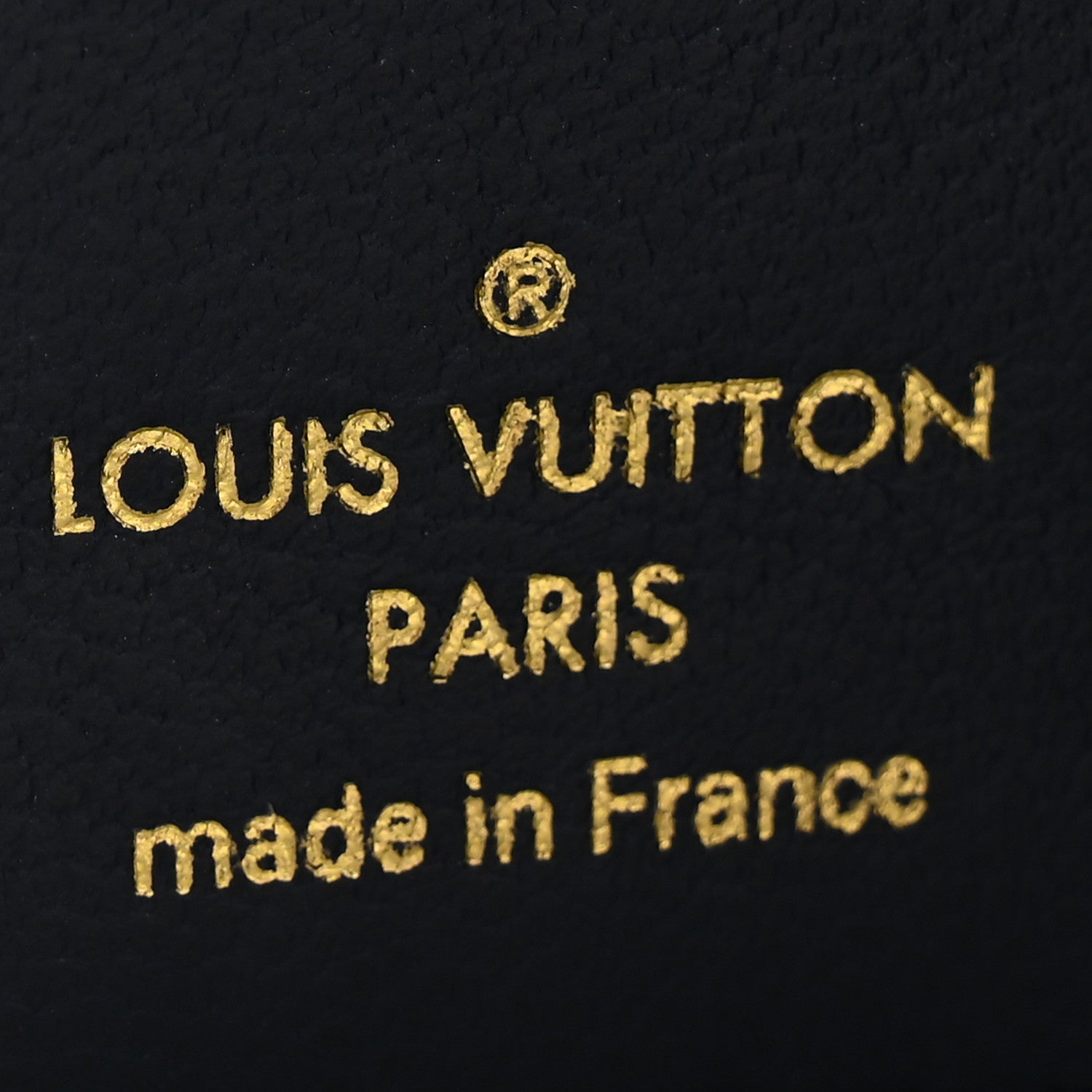 Louis Vuitton Denim Effect Lambskin Embossed Monogram Lou Coussin Wallet Navy 6 of 9