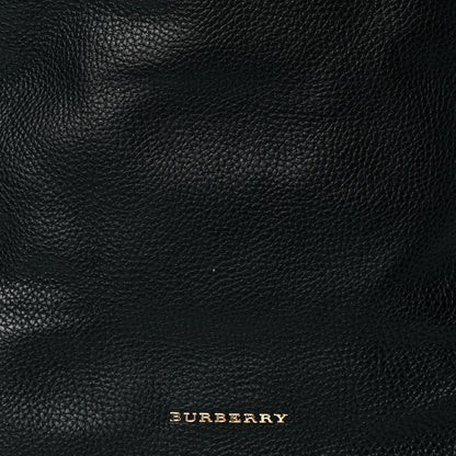 Burberry London Grainy Calfskin Medium Cale Hobo Black 8 of 10