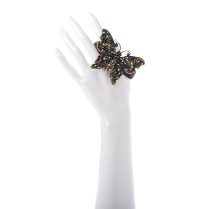 Gucci Web Crystal Butterfly Bracelet Multicolor 2 of 6