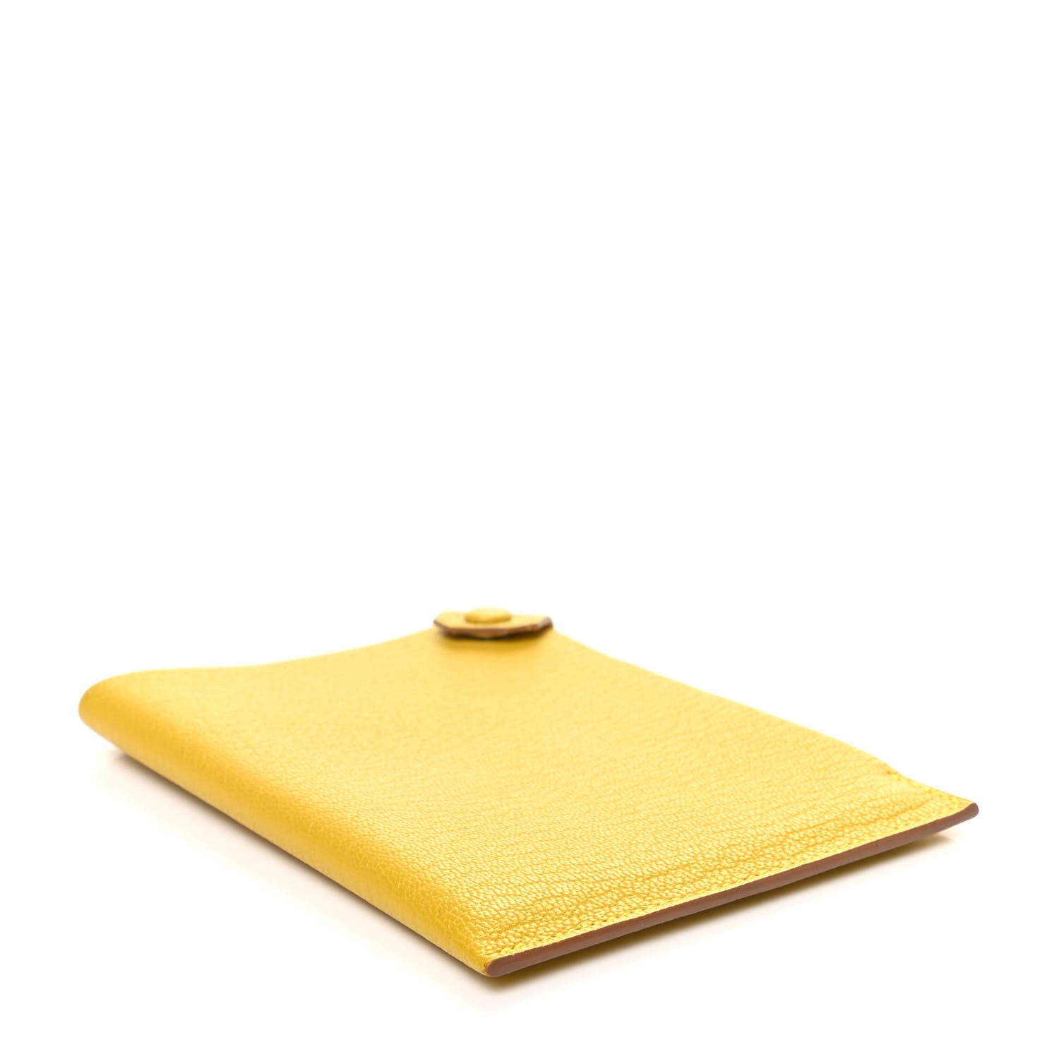 Hermes Chevre Mysore Tarmac PM Passport Holder Soleil 4 of 7