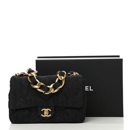 Chanel Denim Quilted Medium Funky Town Flap Black 10 of 10