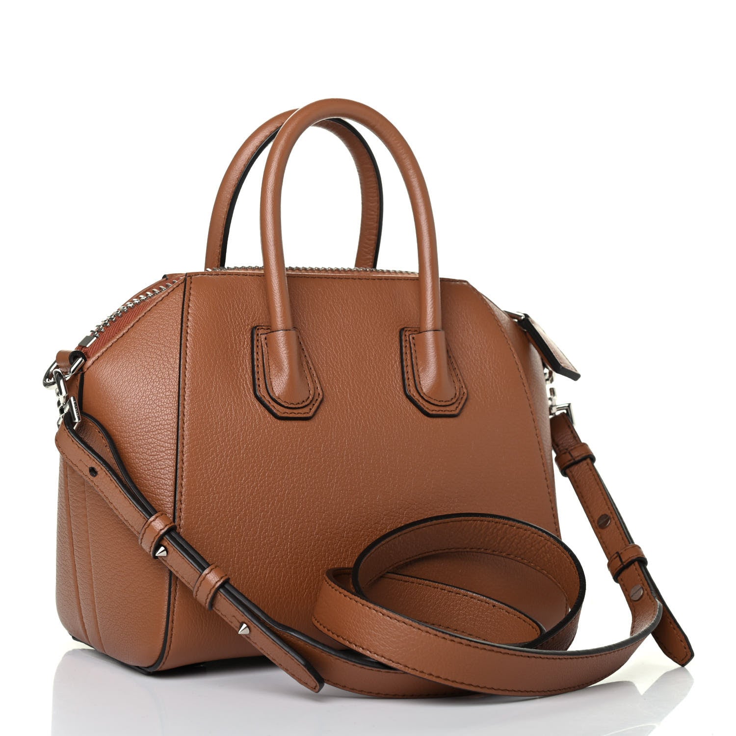 Givenchy Sugar Goatskin Mini Antigona Caramel 2 of 4