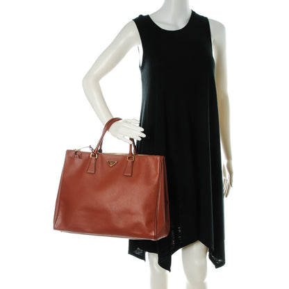 Prada Saffiano Lux Extra Large Galleria Double Zip Tote 2 of 8