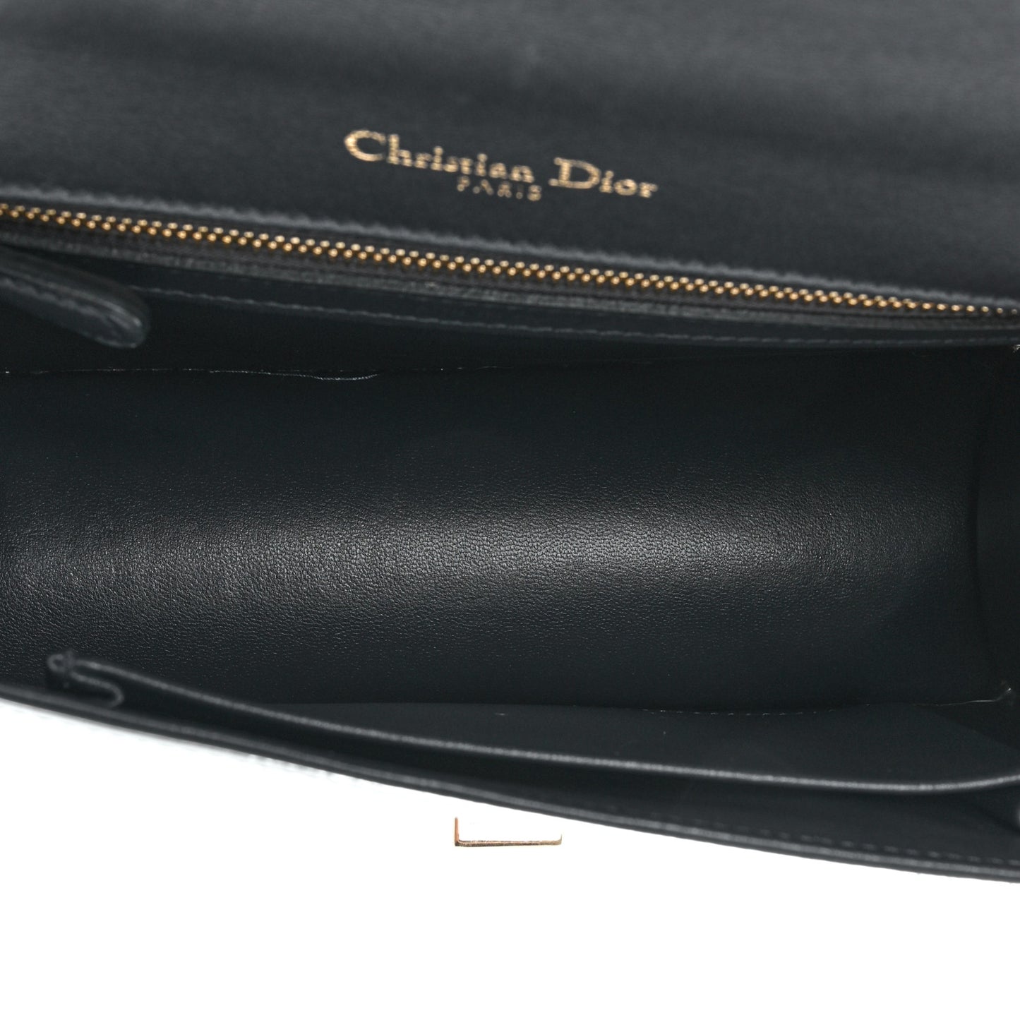 Metallic Patent Micro-Cannage Small Diorama Flap Bag Silver
