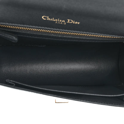 Christian Dior Metallic Patent Micro-Cannage Small Diorama Flap Bag Silver 5 of 17