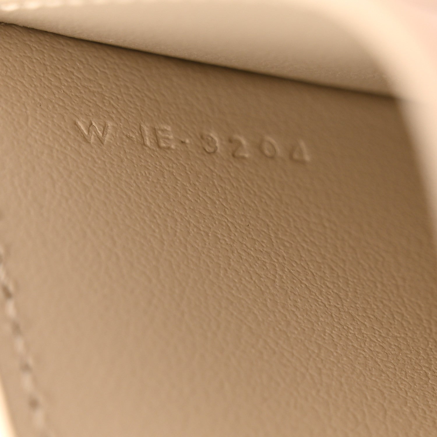 Celine Shiny Calfskin Triomphe Card Holder Pale Beige 8 of 9