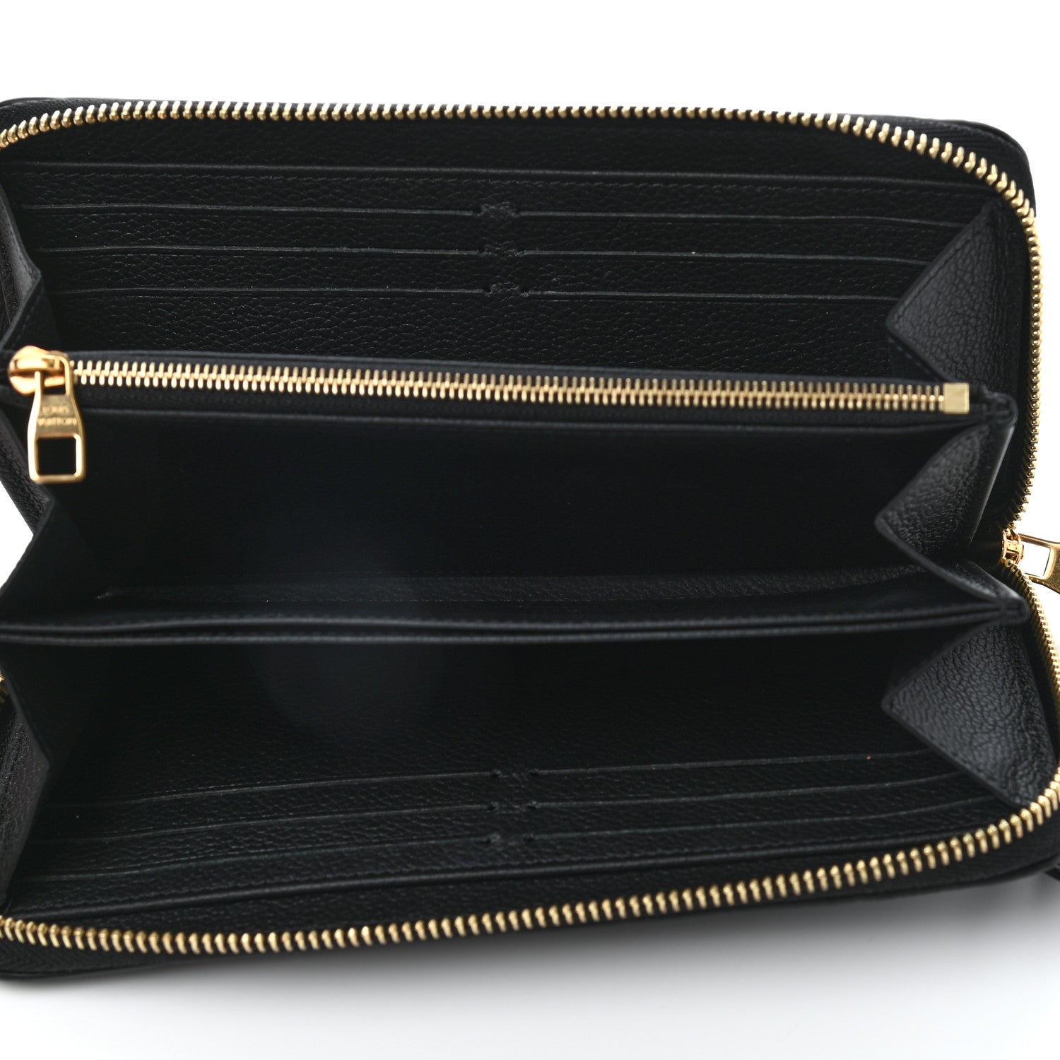Louis Vuitton Empreinte Zippy Wallet Black 5 of 7