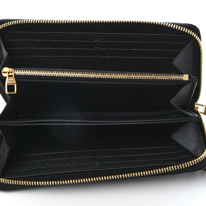 Louis Vuitton Empreinte Zippy Wallet Black 5 of 7