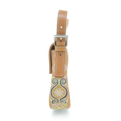 Fendi Leather Embroidered Baguette 6 of 11