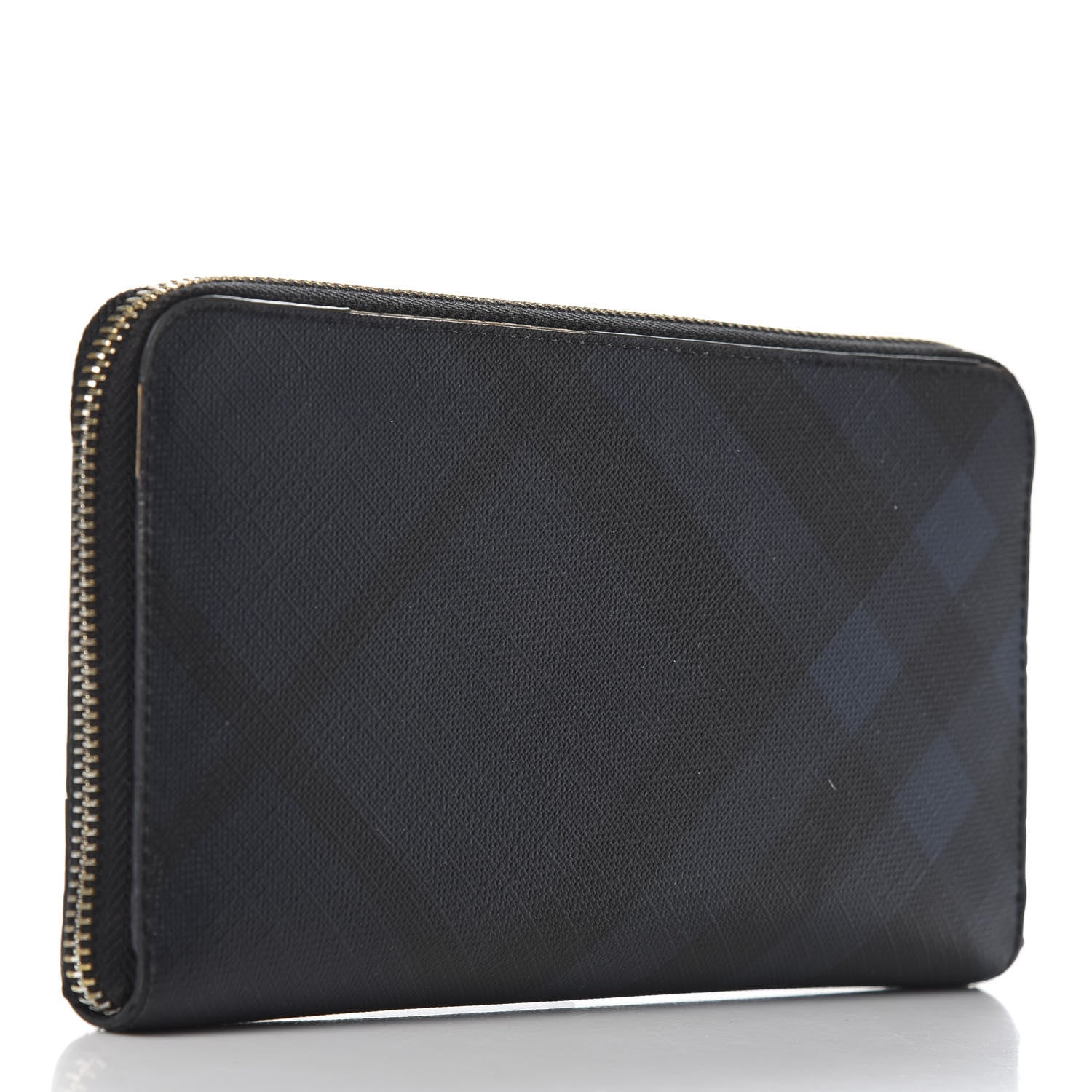 Burberry London Check Large Zip Around Wallet Charcoal 3 of 8