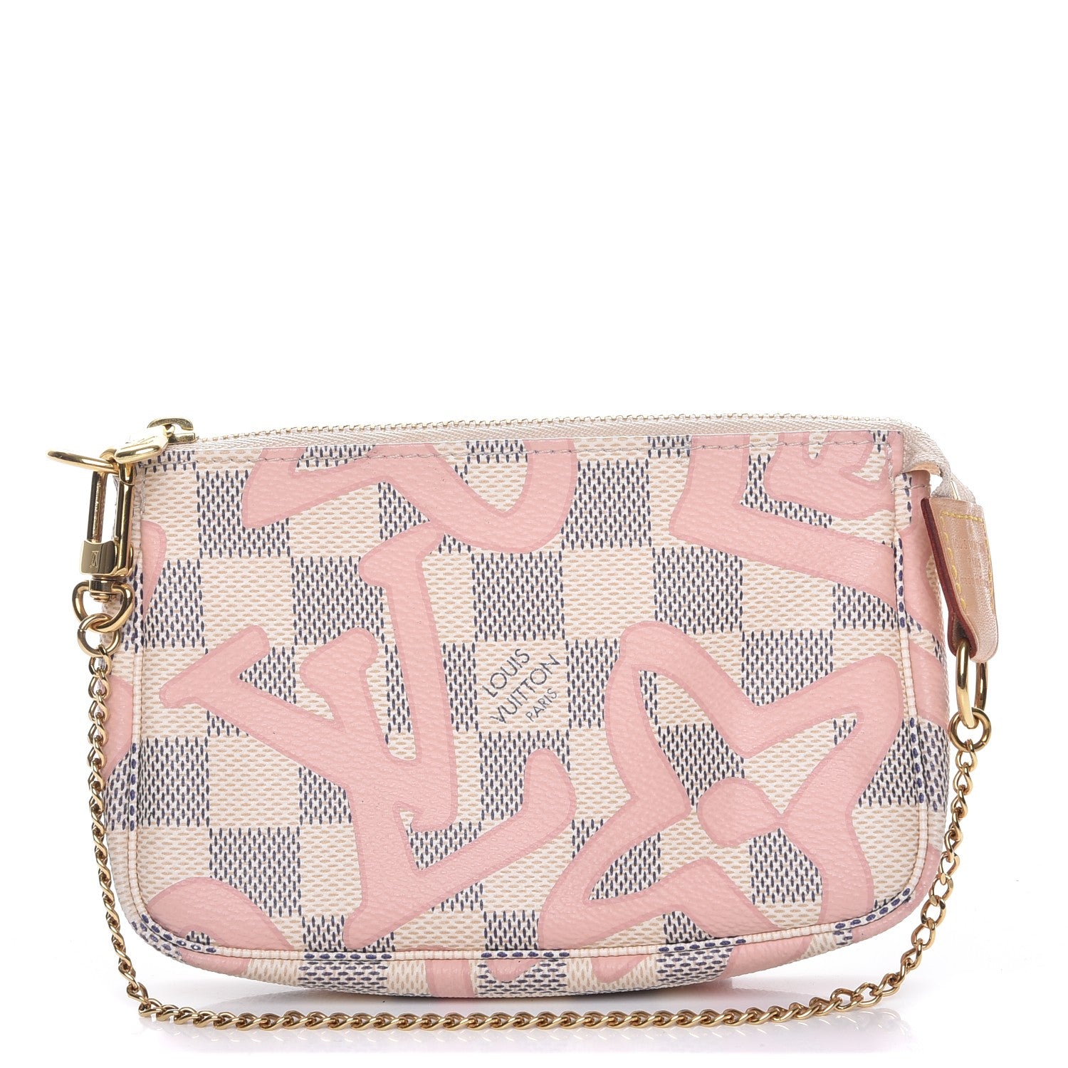Louis Vuitton Damier Azur Tahitienne Mini Pochette Accessories 1 of 8